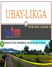 ubay likga meaning in tagalog